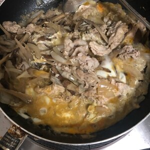 豚肉の柳川風！